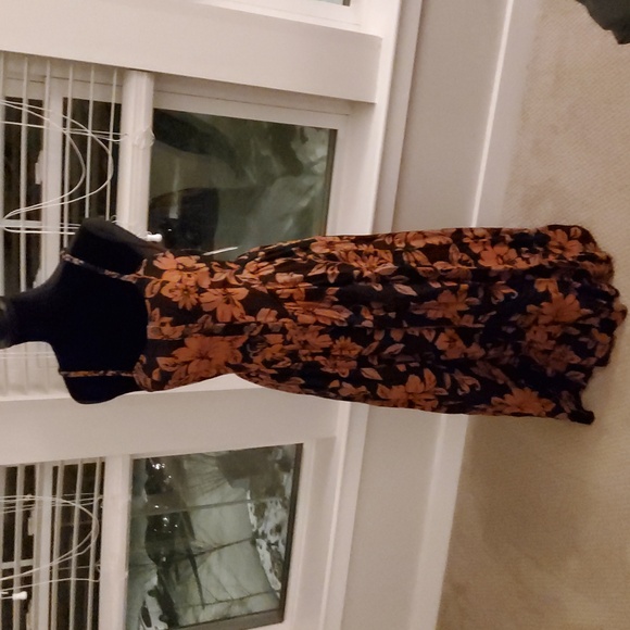 Free People The Perfect Square Neck Sleeveless Floral Midi Sundress - Picture 6 of 16